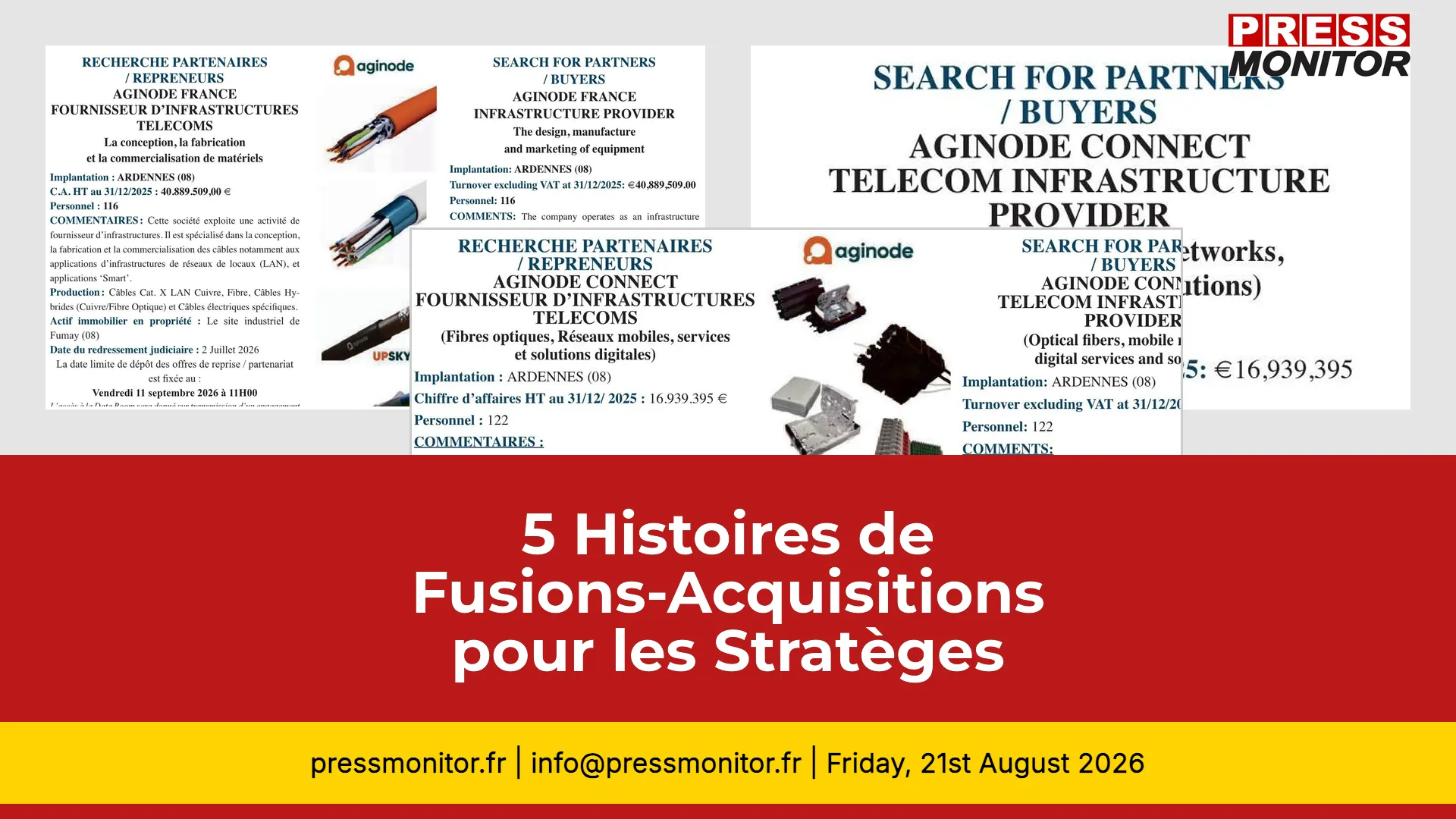 5 Histoires de Fusions-Acquisitions et Corporate pour les Stratèges