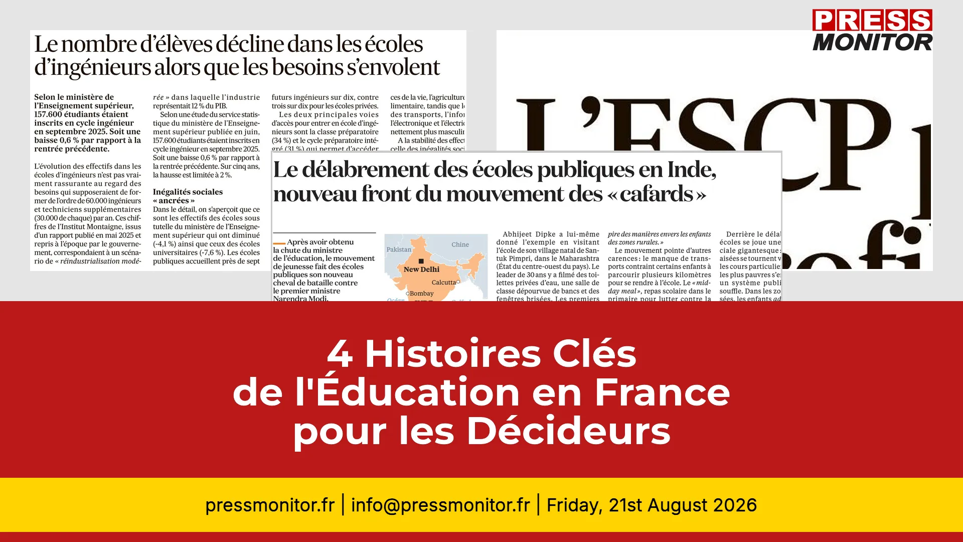 4 Histoires Clés de l'Éducation en France pour les Décideurs
