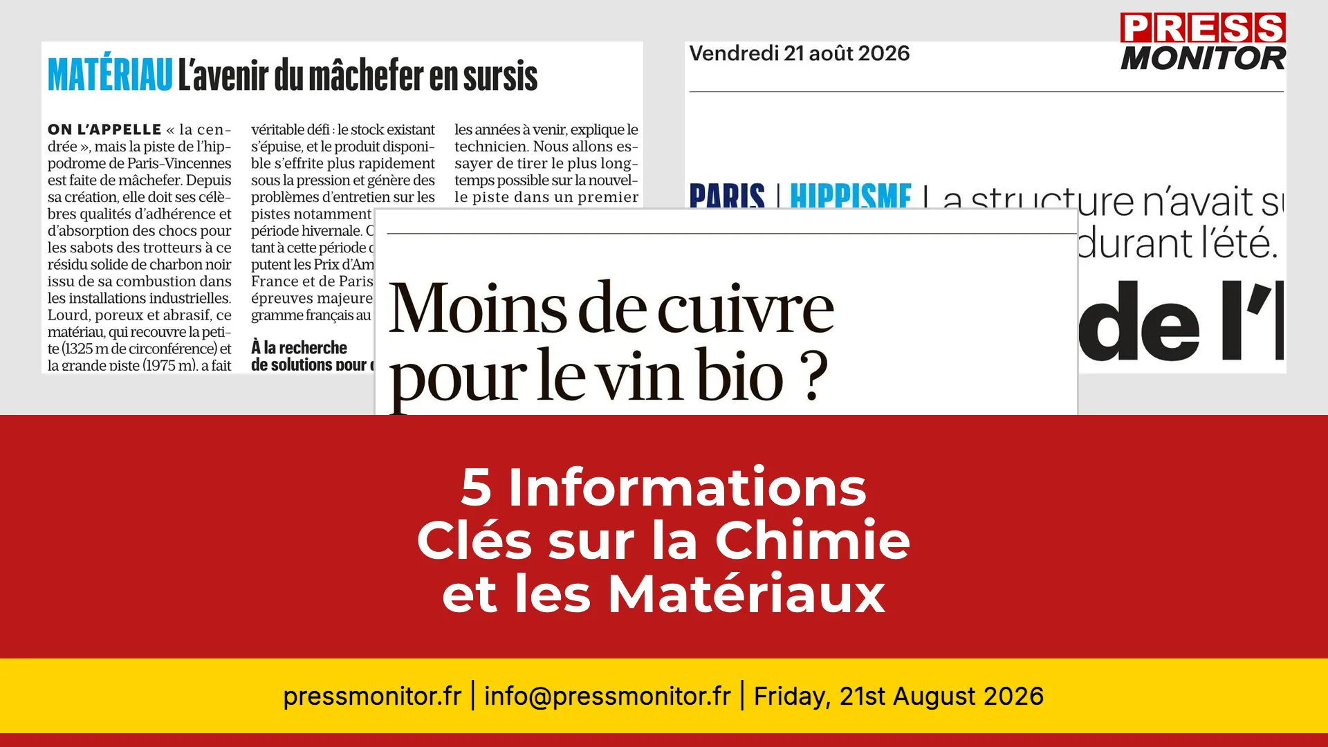 5 Informations Clés sur la Chimie et les Matériaux