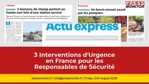 3 Interventions d'Urgence en France pour les Responsables de Sécurité