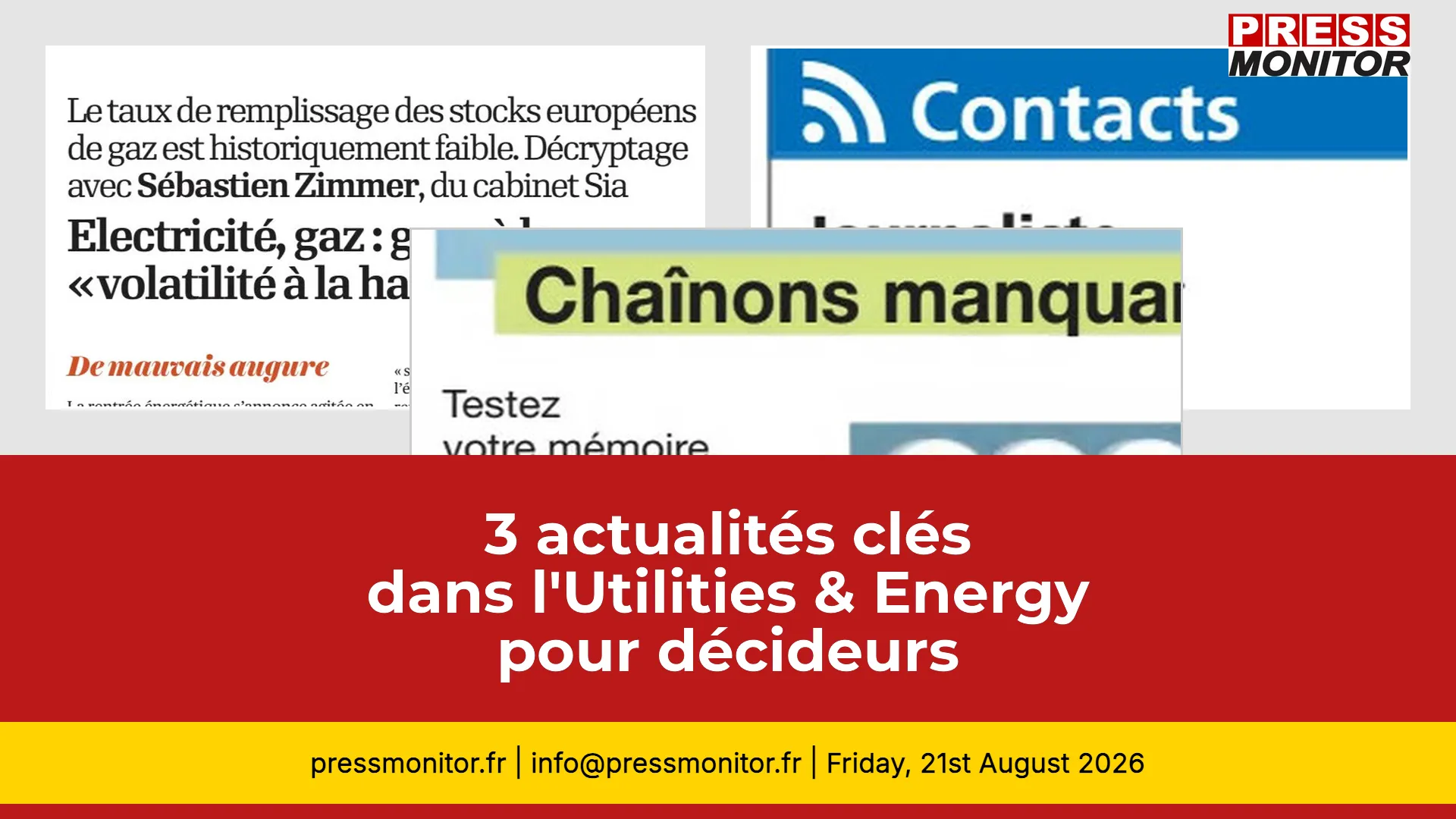 3 actualités clés Utilities & Energy pour décideurs