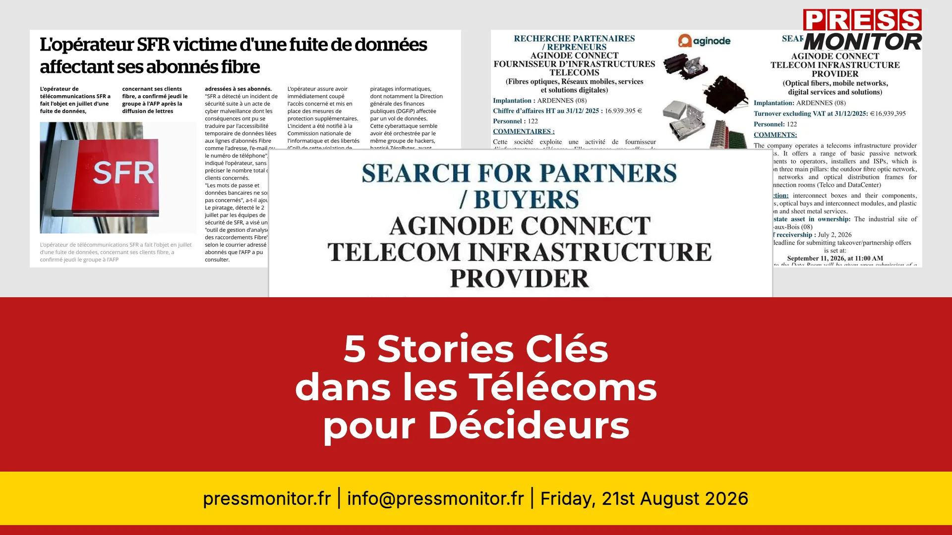 5 Stories Clés dans les Télécoms pour Décideurs