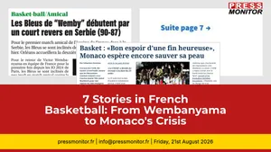 7 Stories in French Basketball: From Wembanyama to Monaco's Crisis