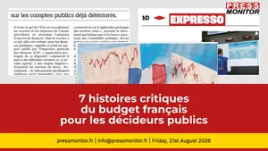 7 histoires critiques du budget français pour les décideurs publics