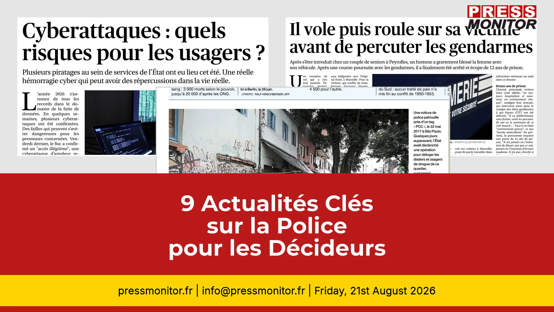 9 Actualités Clés sur la Police pour les Décideurs