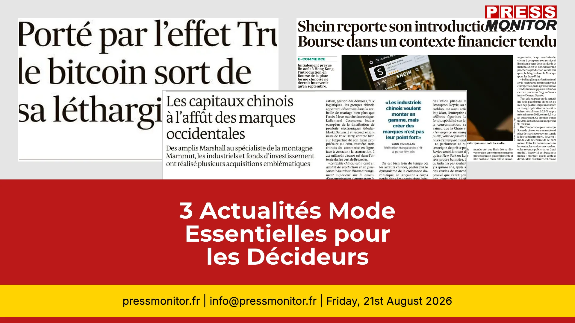 3 Actualités Mode Essentielles pour Décideurs