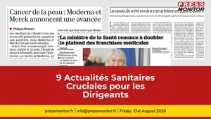 9 Actualités Sanitaires Cruciales pour les Dirigeants