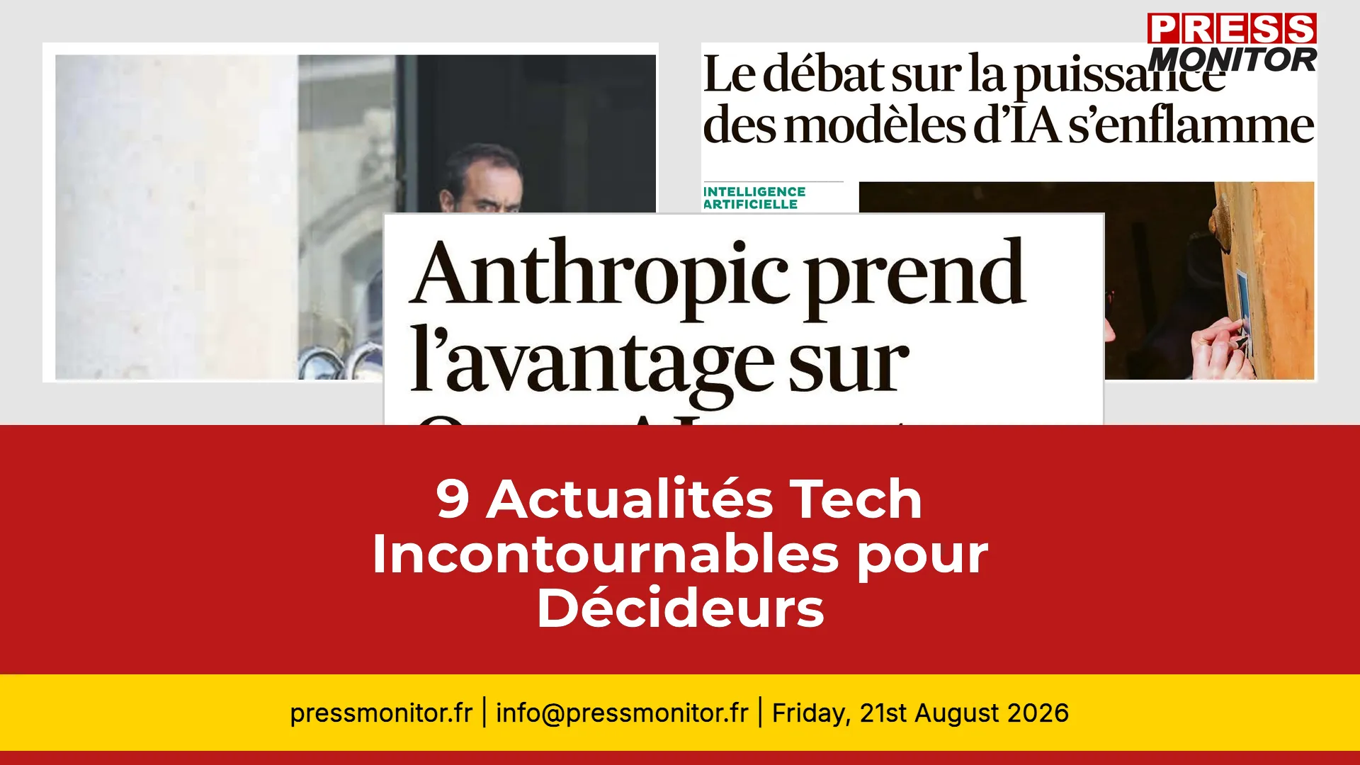 9 Actualités Tech Incontournables pour Décideurs