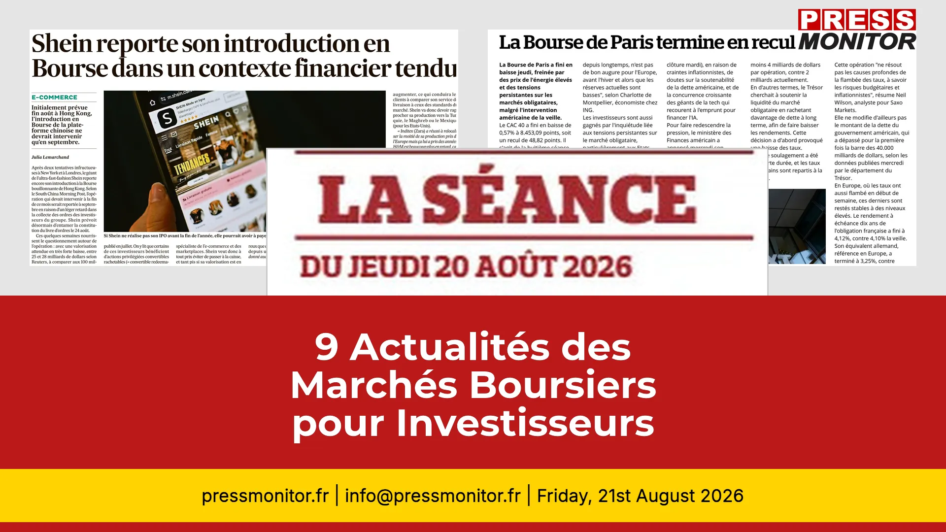 9 Actualités des Marchés Boursiers pour Investisseurs Avertis
