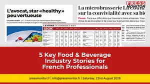 5 Key Food & Beverage Industry Stories for French Professionals