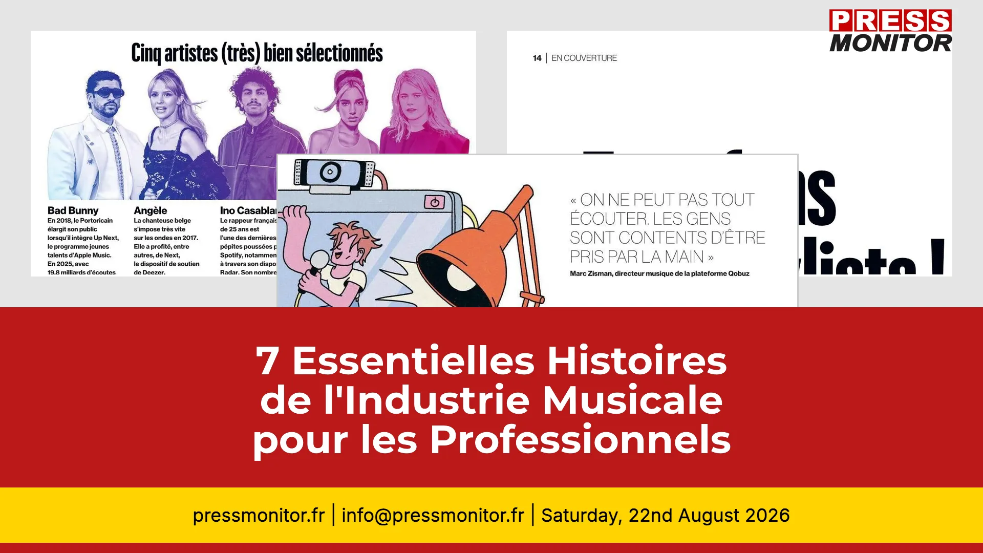 7 Essentielles Histoires de l'Industrie Musicale pour les Professionnels