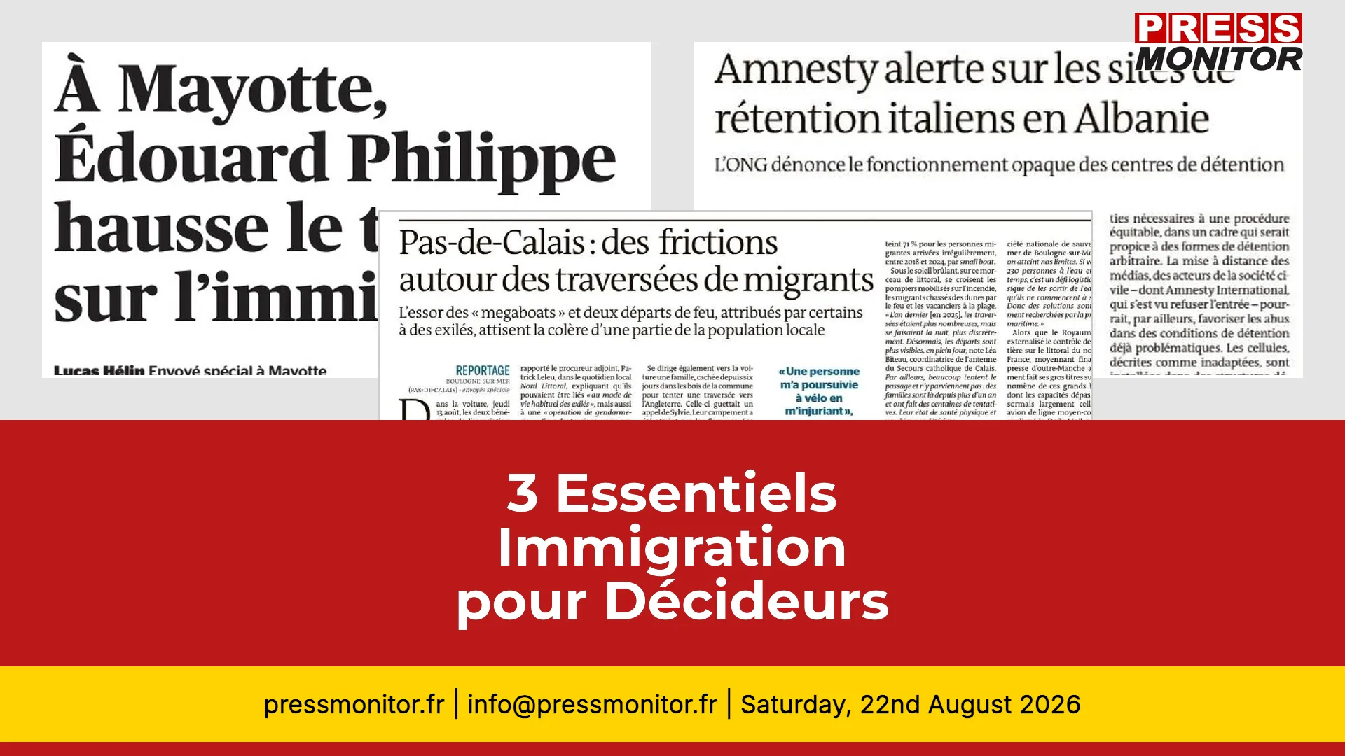 3 Essentiels Immigration pour Décideurs