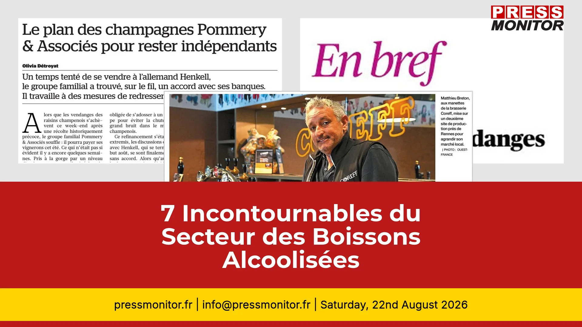7 Incontournables du Secteur des Boissons Alcoolisées
