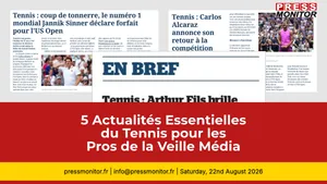 5 Actualités Essentielles du Tennis pour les Pros de la Veille Média