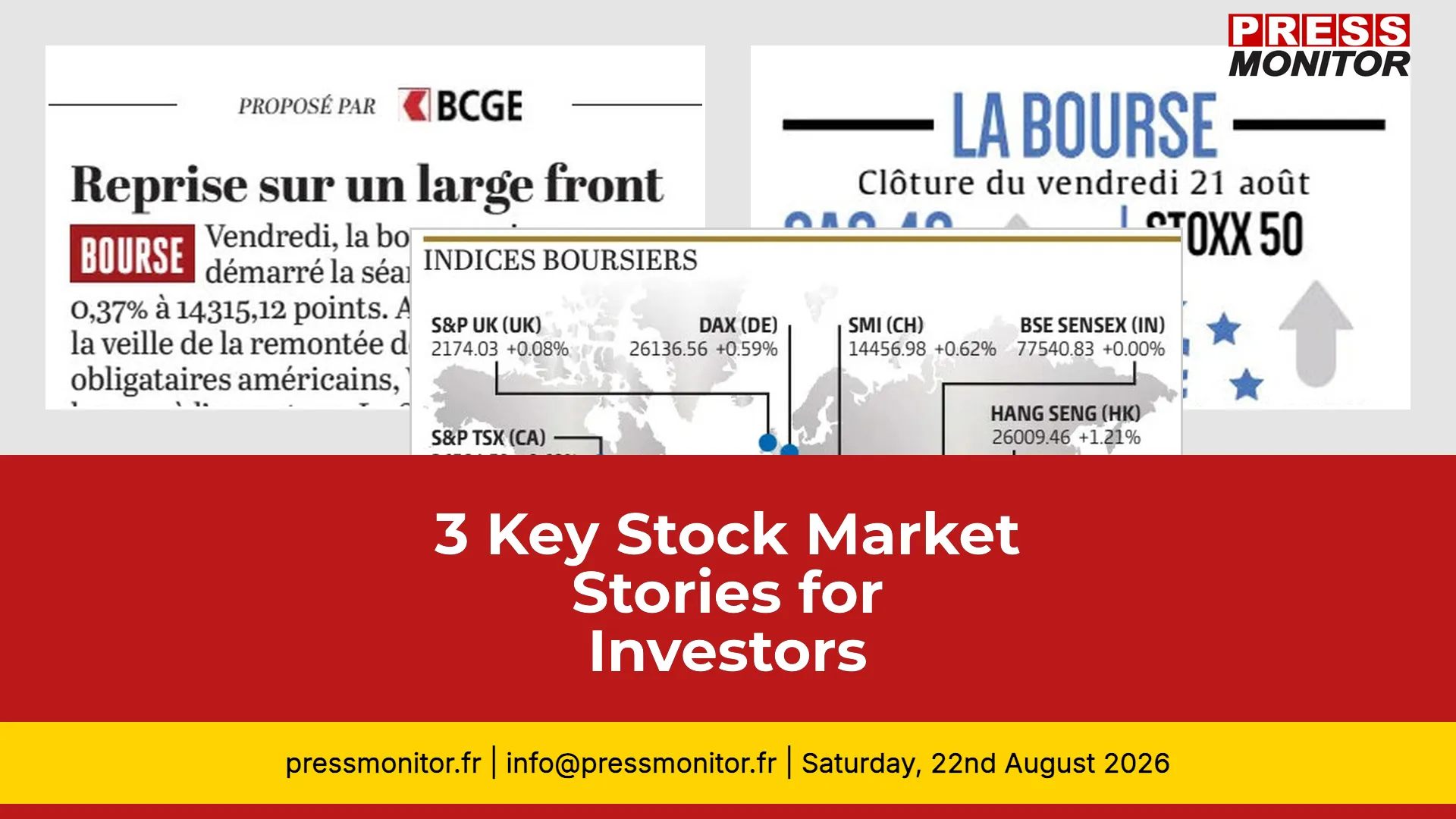 3 Key Stock Market Stories for Investors