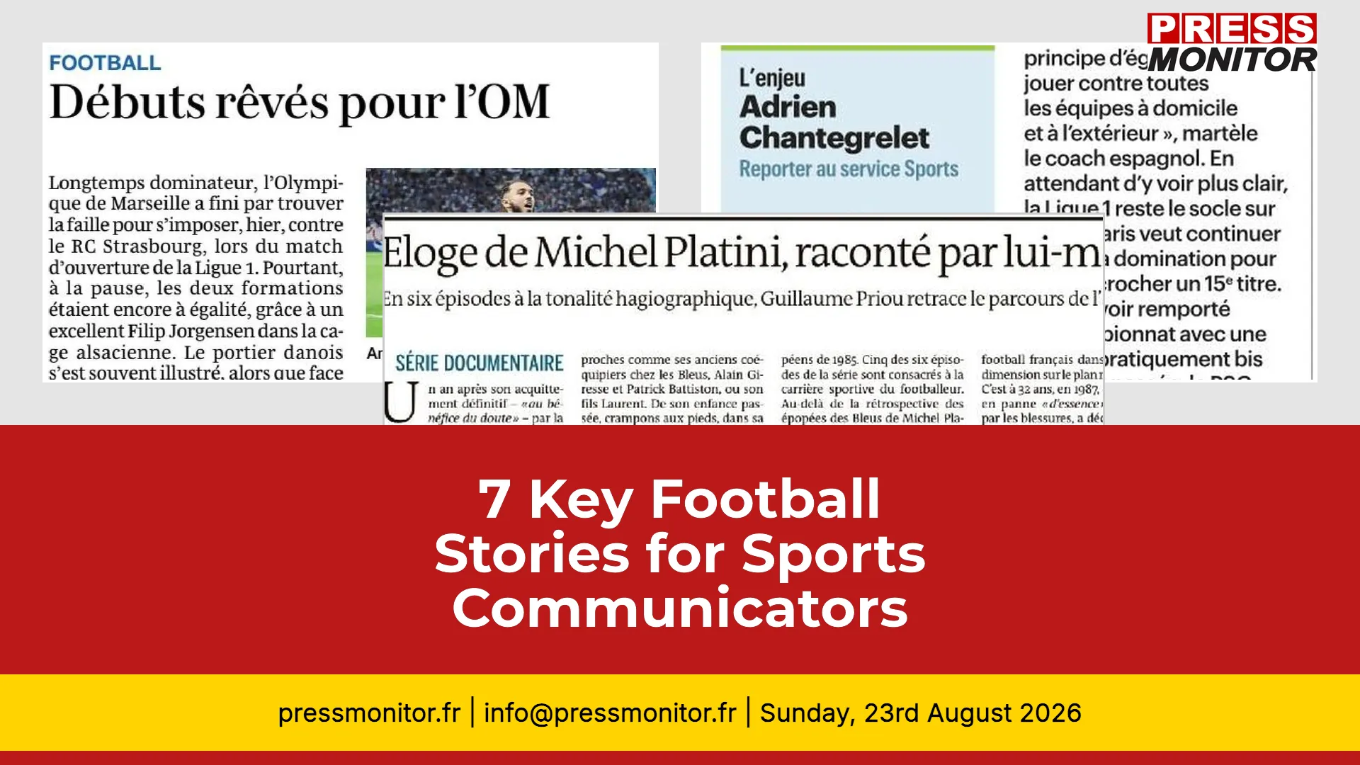 7 Key Football Stories for Sports Communicators