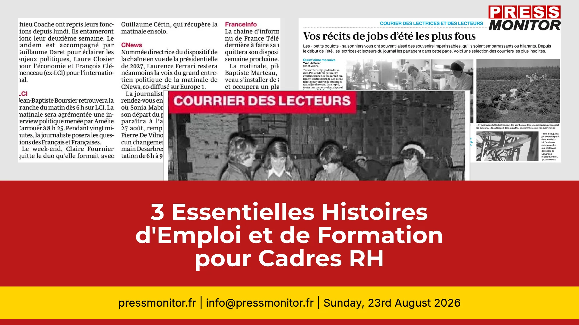 3 Essentielles Histoires d'Emploi et de Formation pour Cadres RH