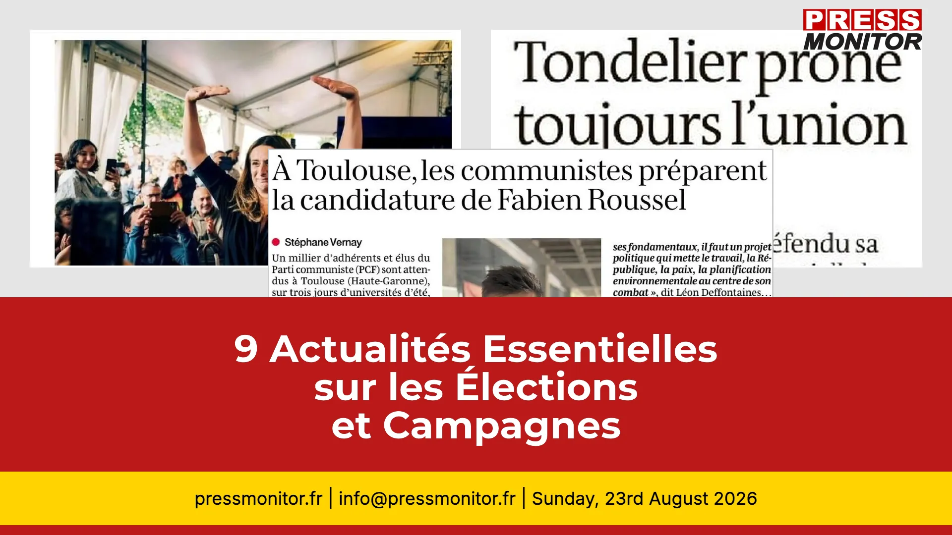 9 Actualités Essentielles sur les Élections et Campagnes