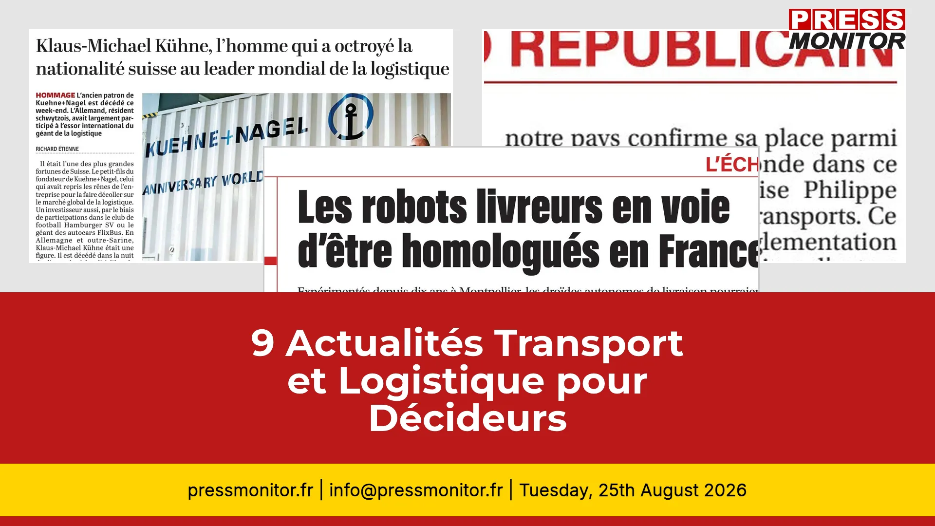 9 Actualités Transport et Logistique pour Décideurs