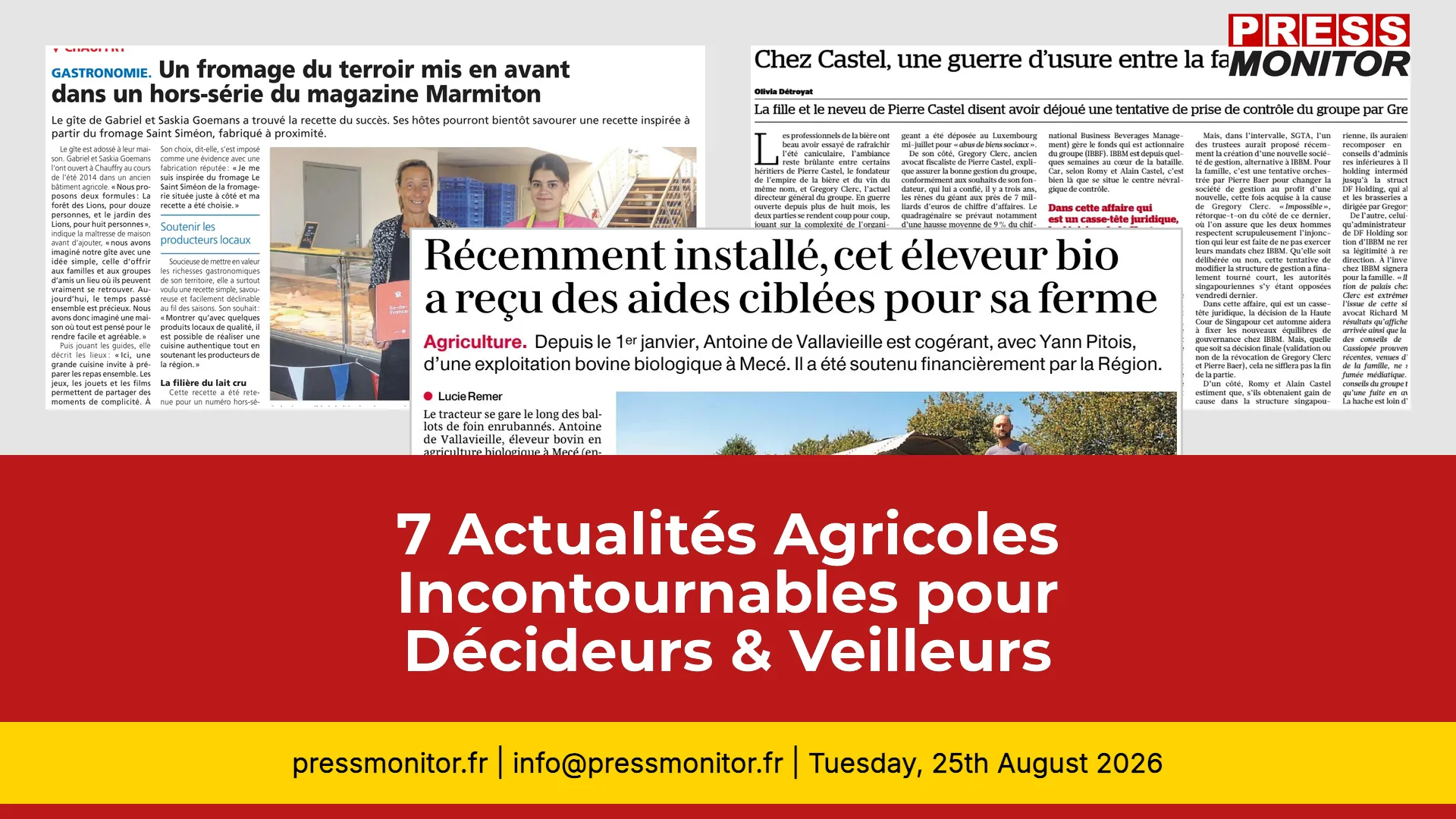 7 Actualités Agricoles Incontournables pour Décideurs