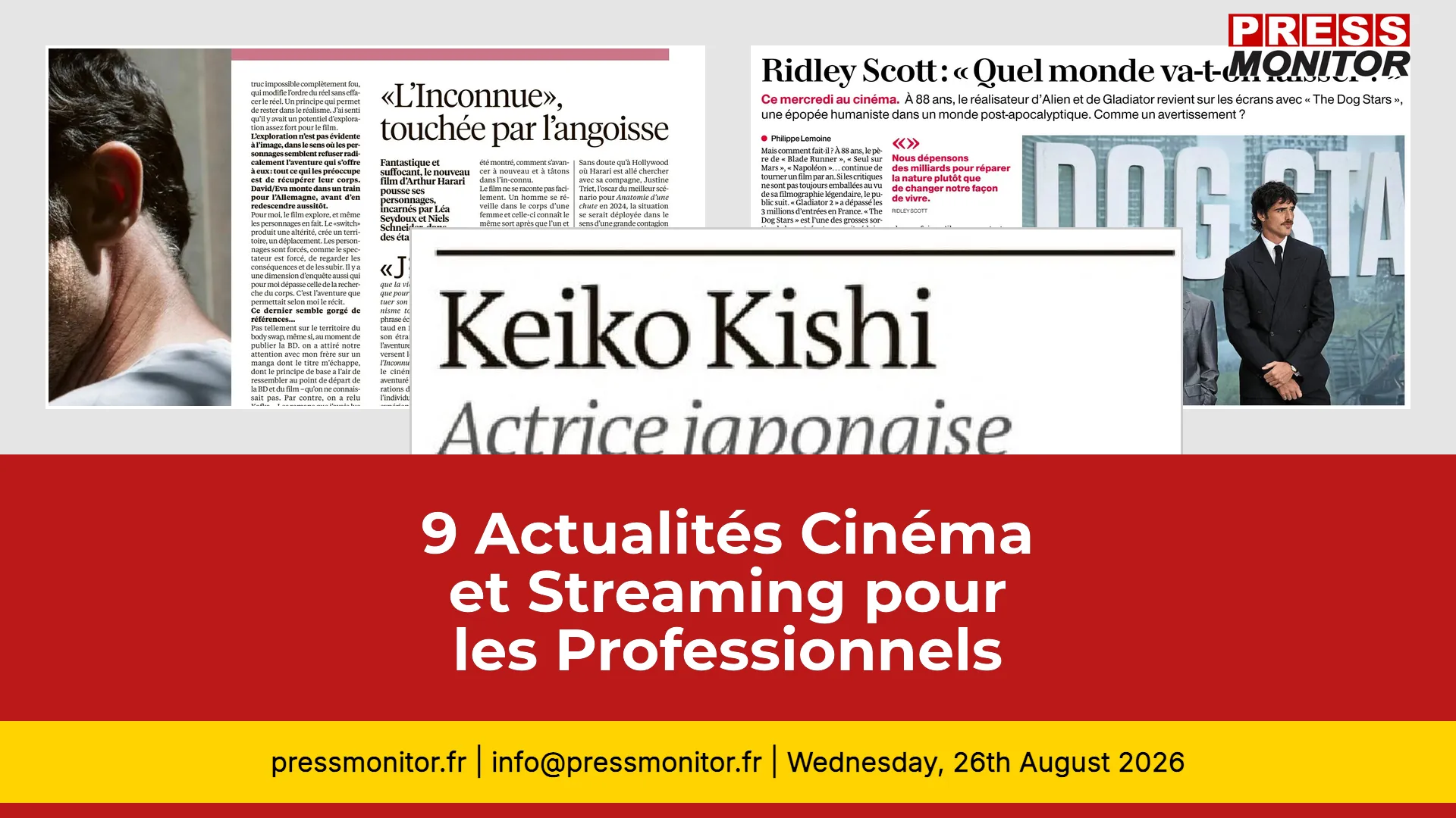 9 Actualités Cinéma et Streaming pour les Professionnels