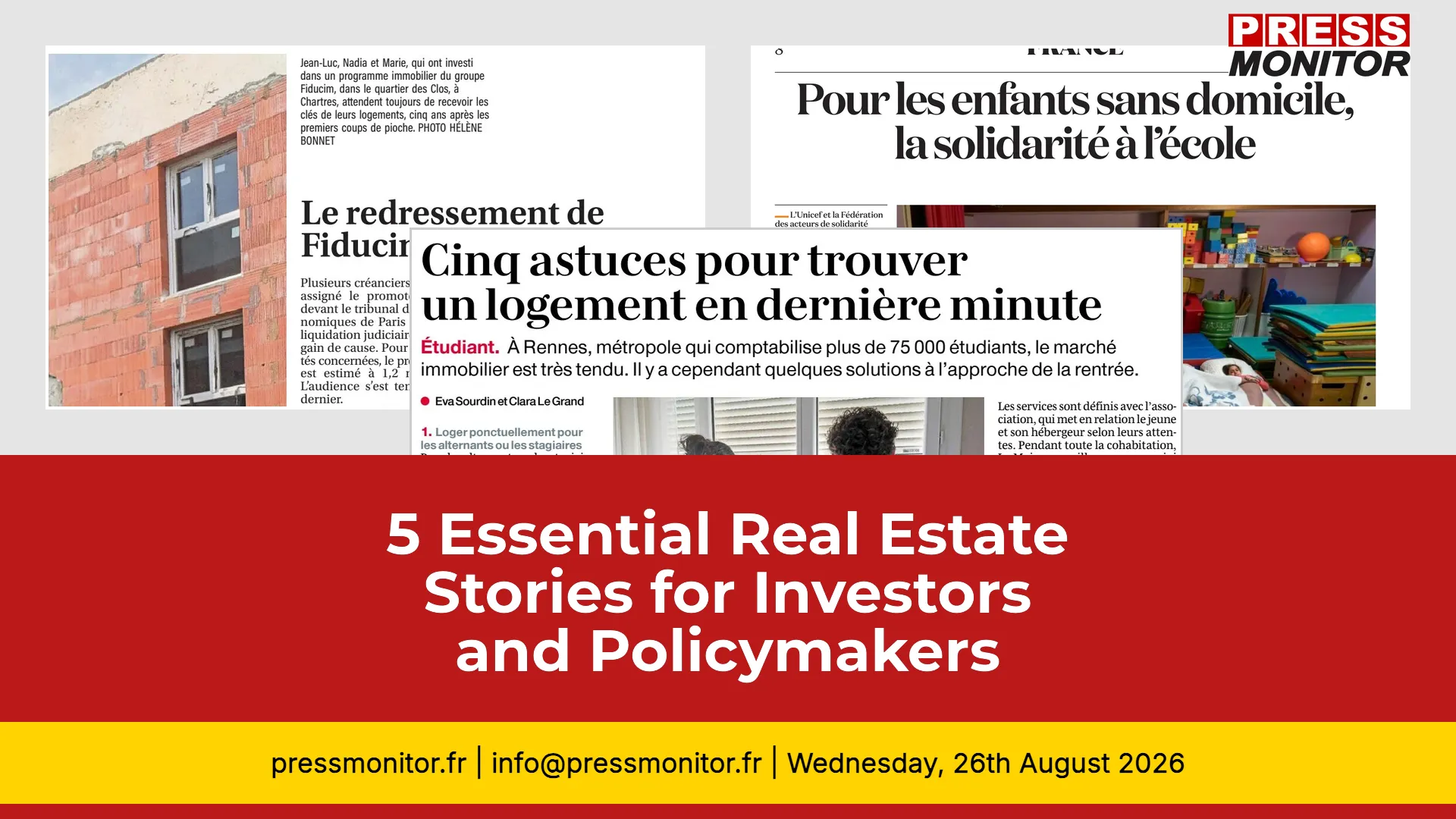 5 Essential Real Estate Stories for Investors and Policymakers
