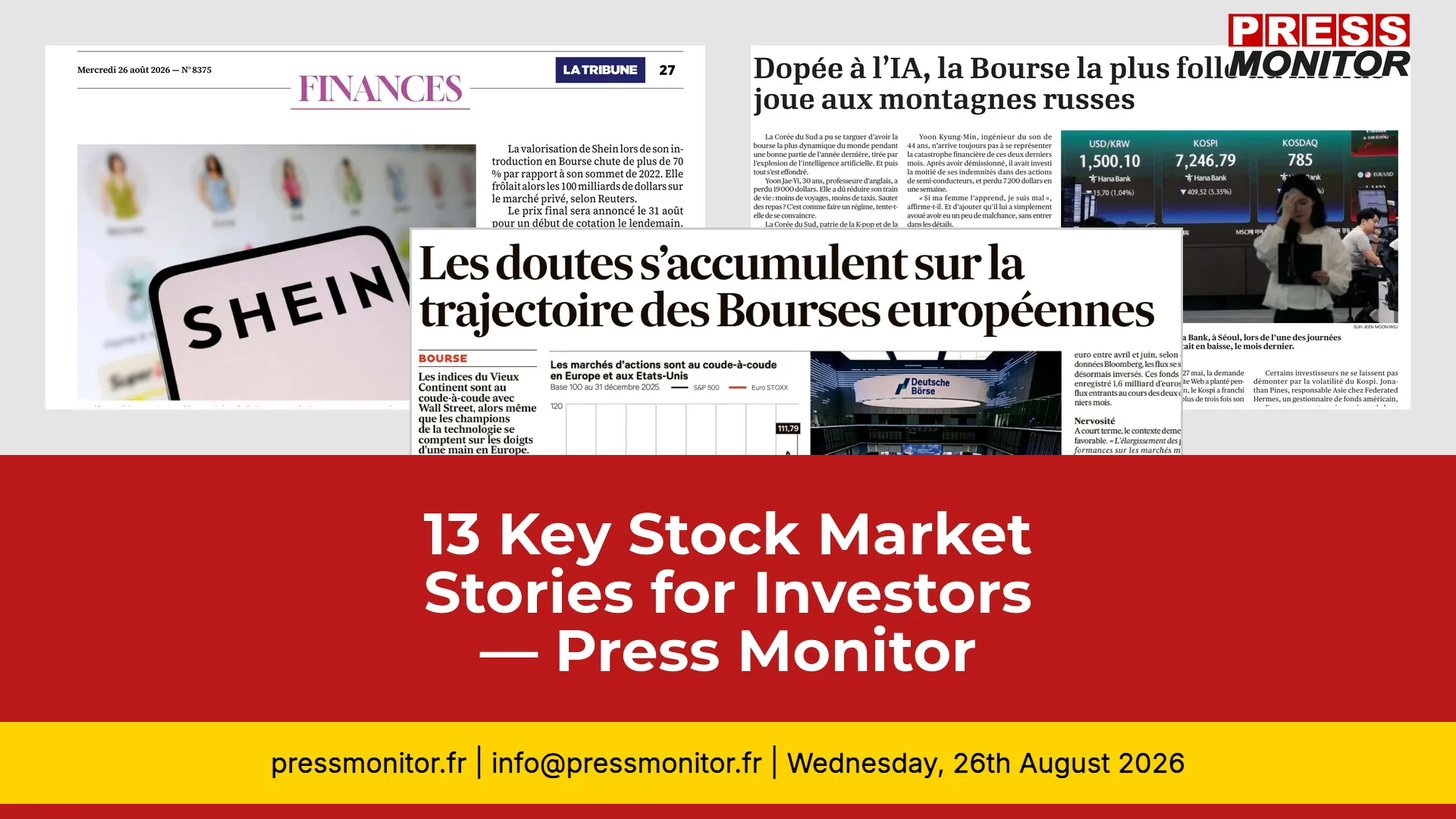 13 Key Stock Market Stories for Investors