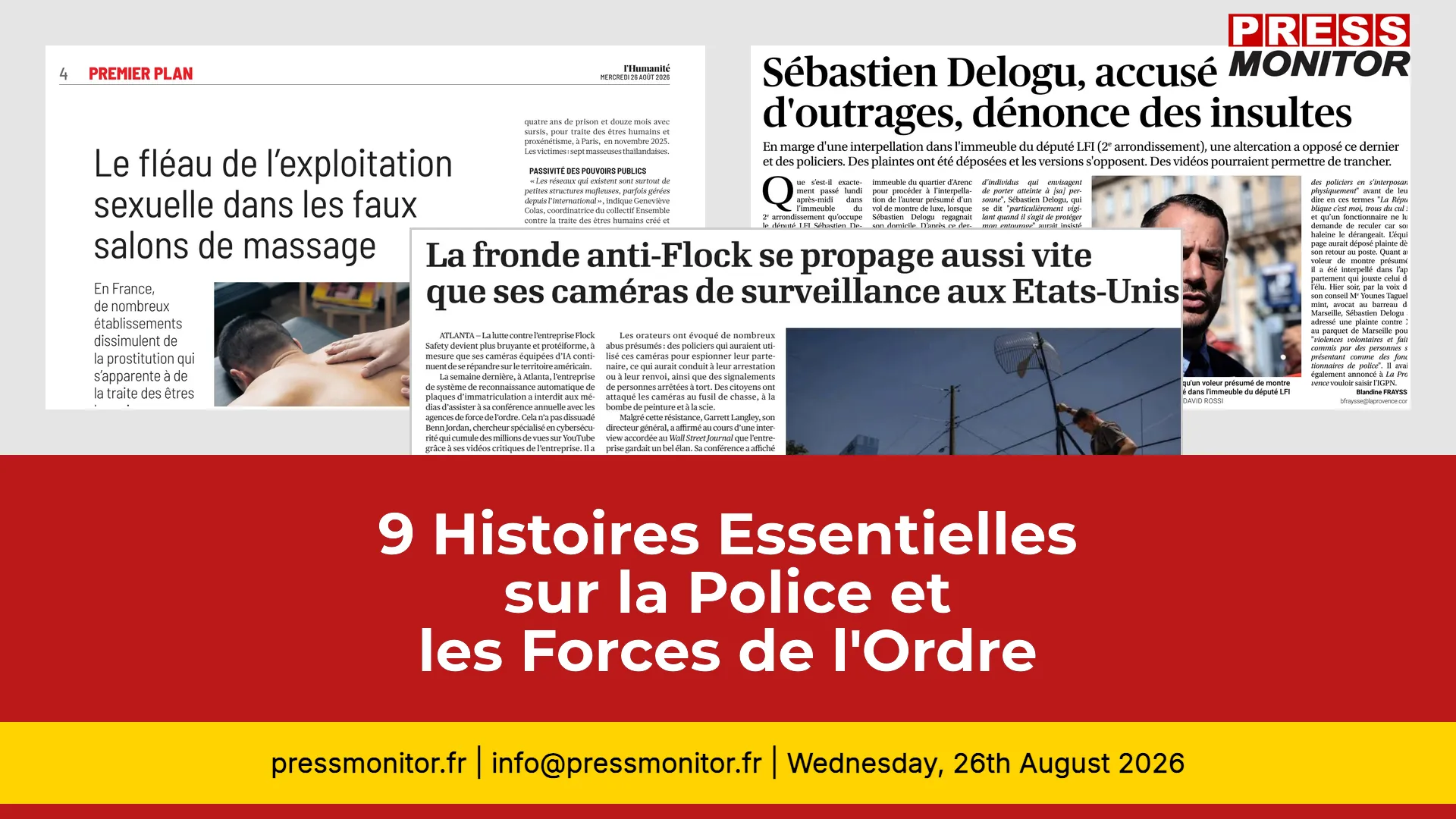 9 Histoires Essentielles sur la Police et les Forces de l'Ordre pour les Décideurs