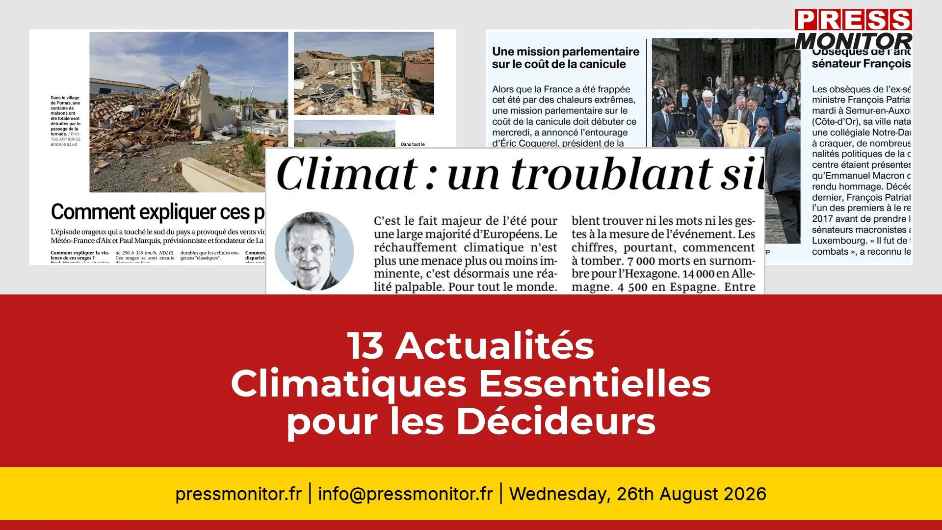 13 Actualités Climatiques Essentielles pour les Décideurs