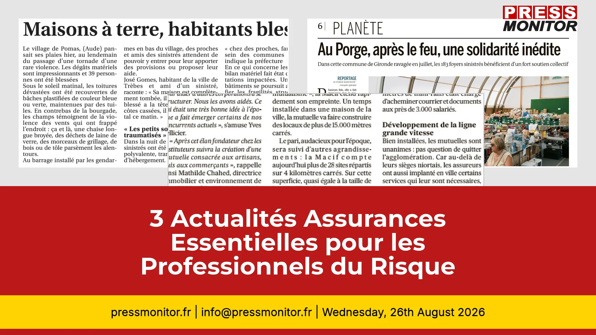 3 Actualités Assurances Essentielles pour les Professionnels du Risque