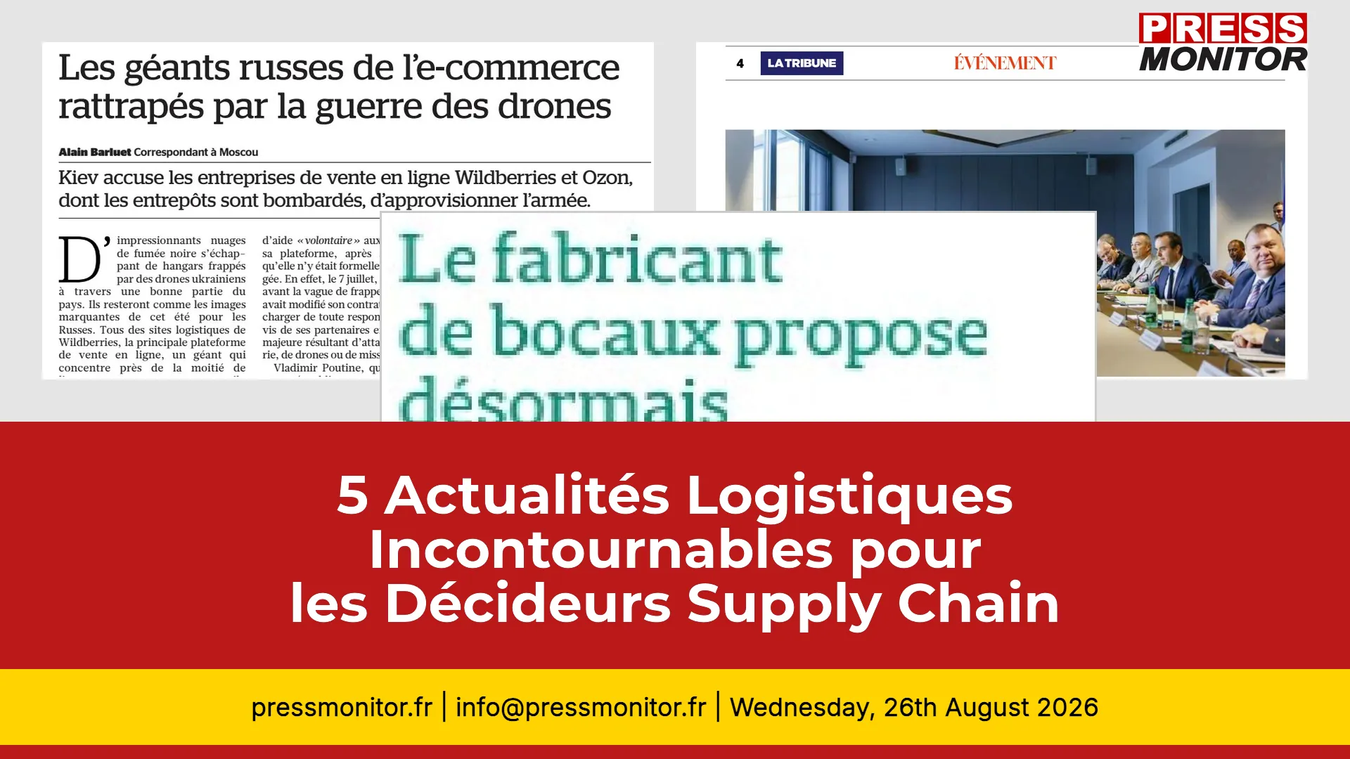 5 Actualités Logistiques Incontournables pour les Décideurs Supply Chain