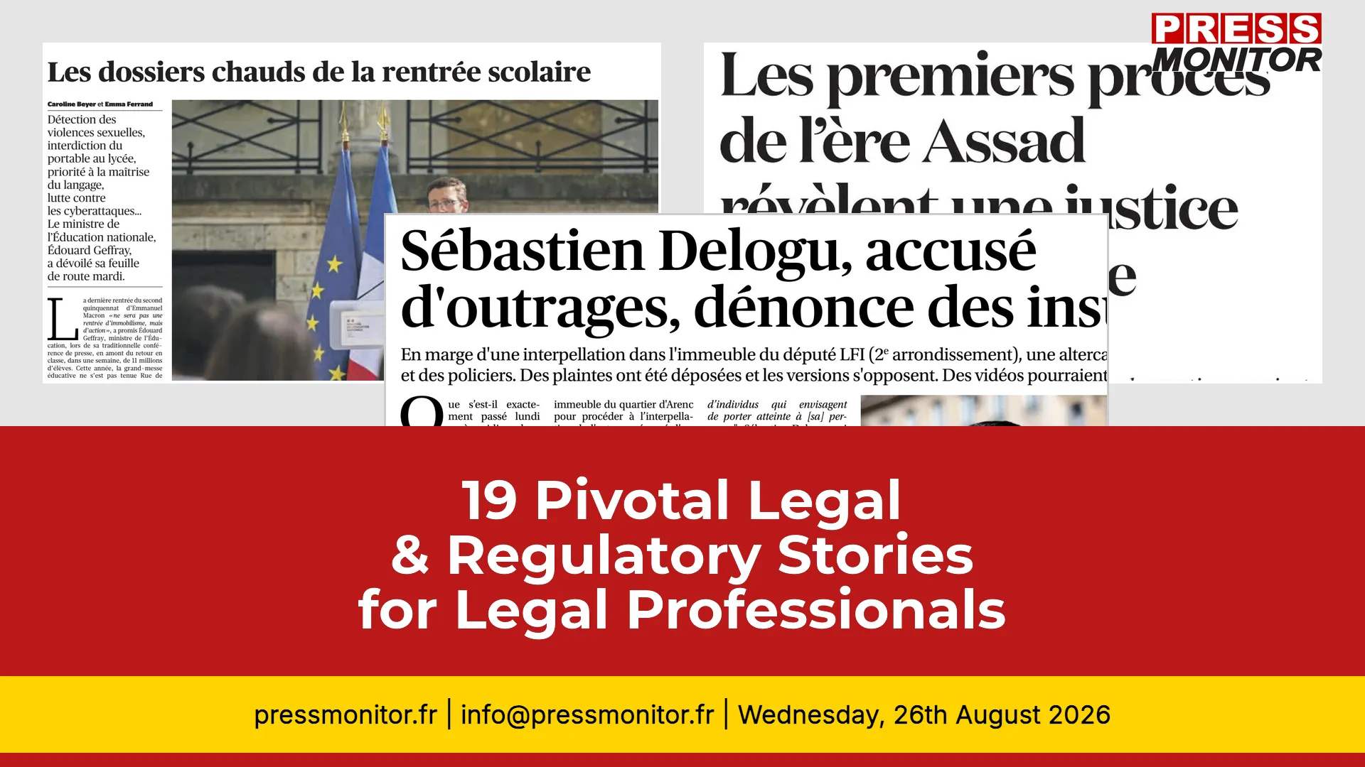 19 Pivotal Legal & Regulatory Stories for Legal Professionals