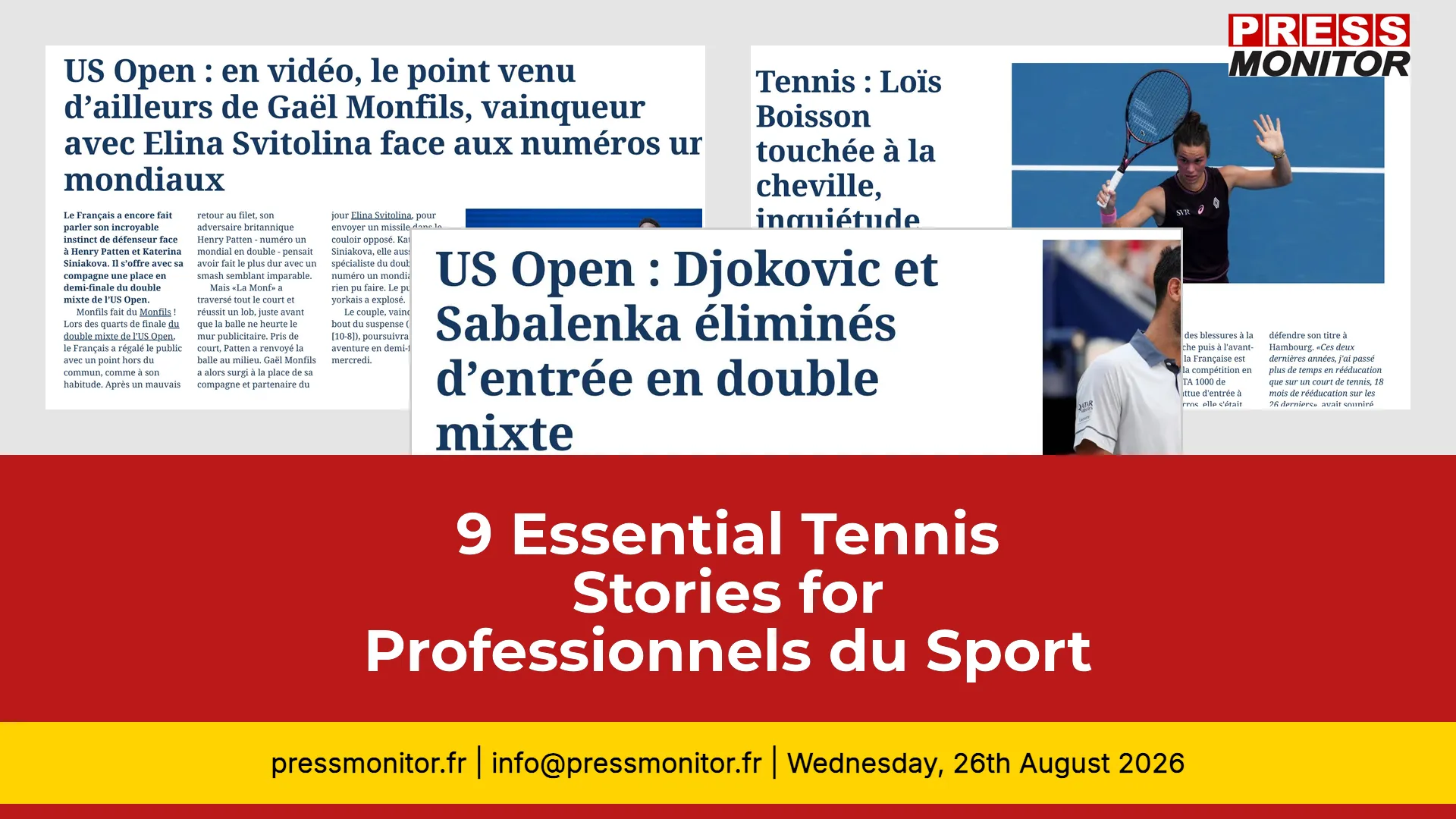 9 Essential Tennis Stories for Professionnels du Sport