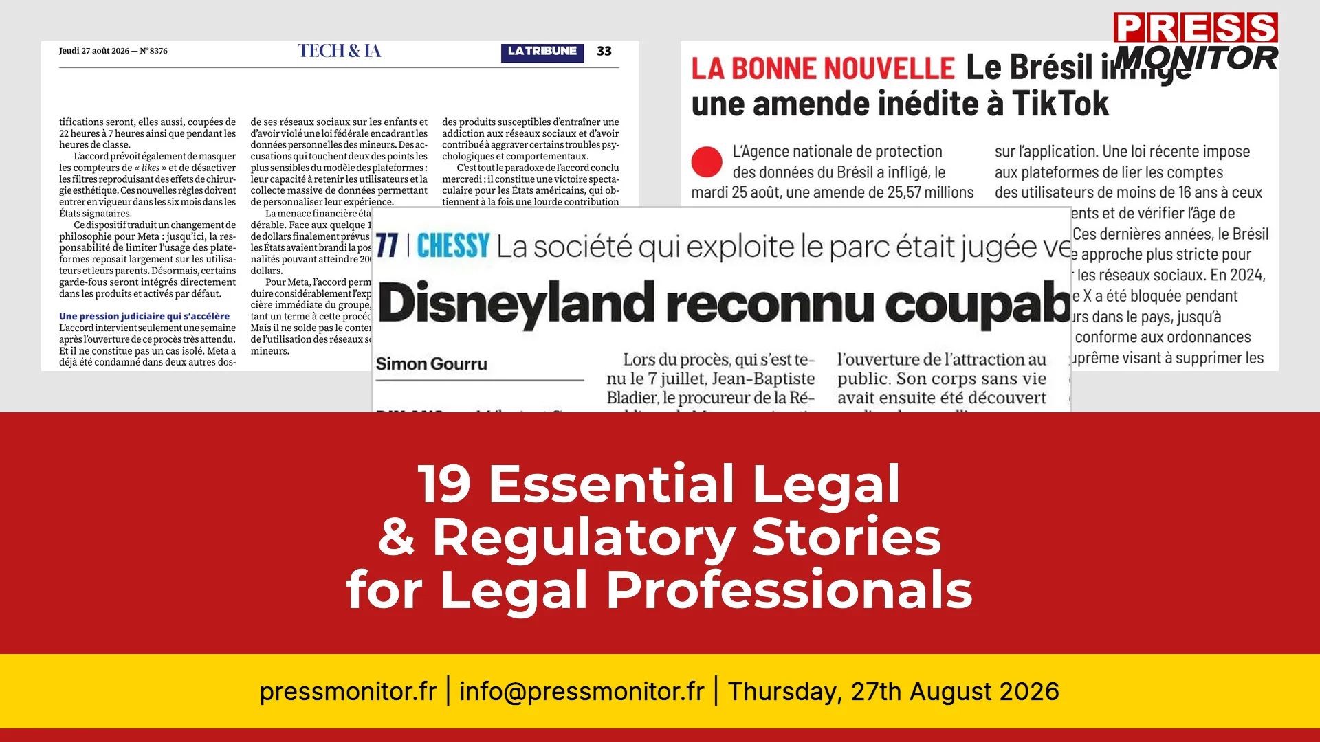 19 Essential Legal & Regulatory Stories for Legal Professionals
