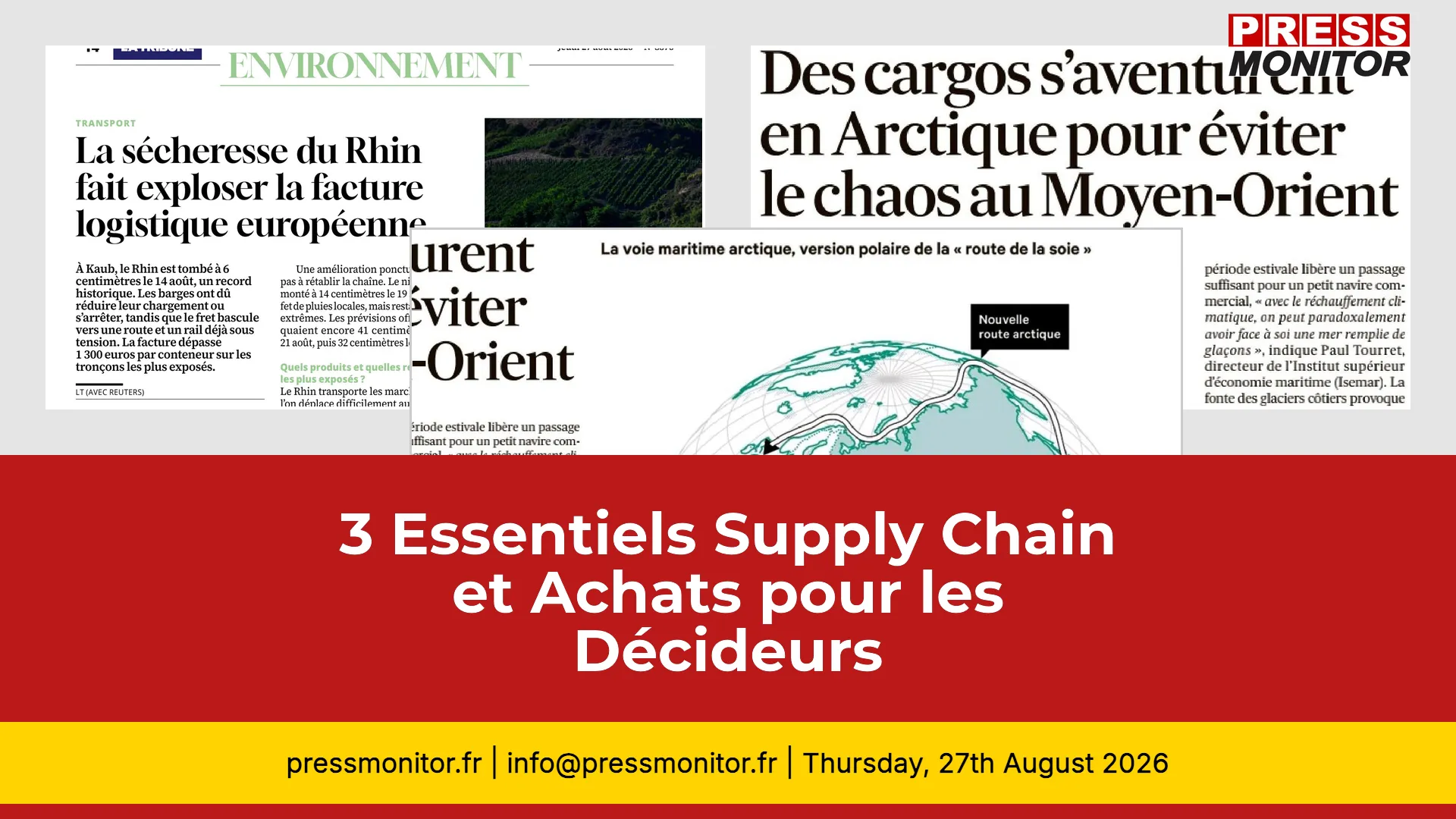 3 Essentiels Supply Chain pour les Décideurs
