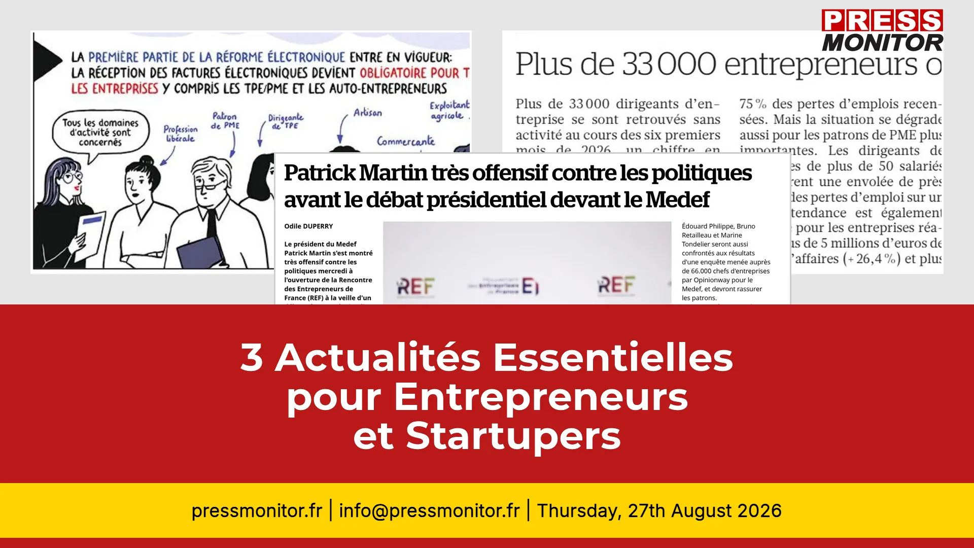 3 Actualités Essentielles pour Entrepreneurs et Startupers