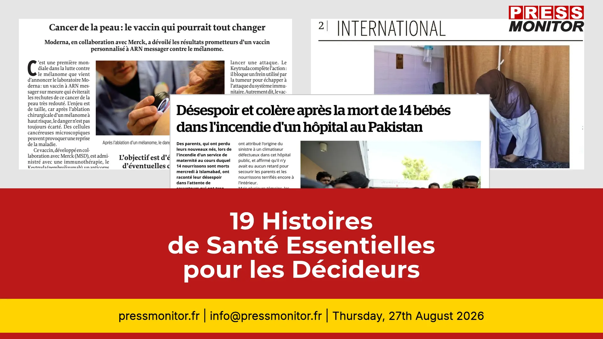 19 Histoires de Santé Essentielles pour les Décideurs