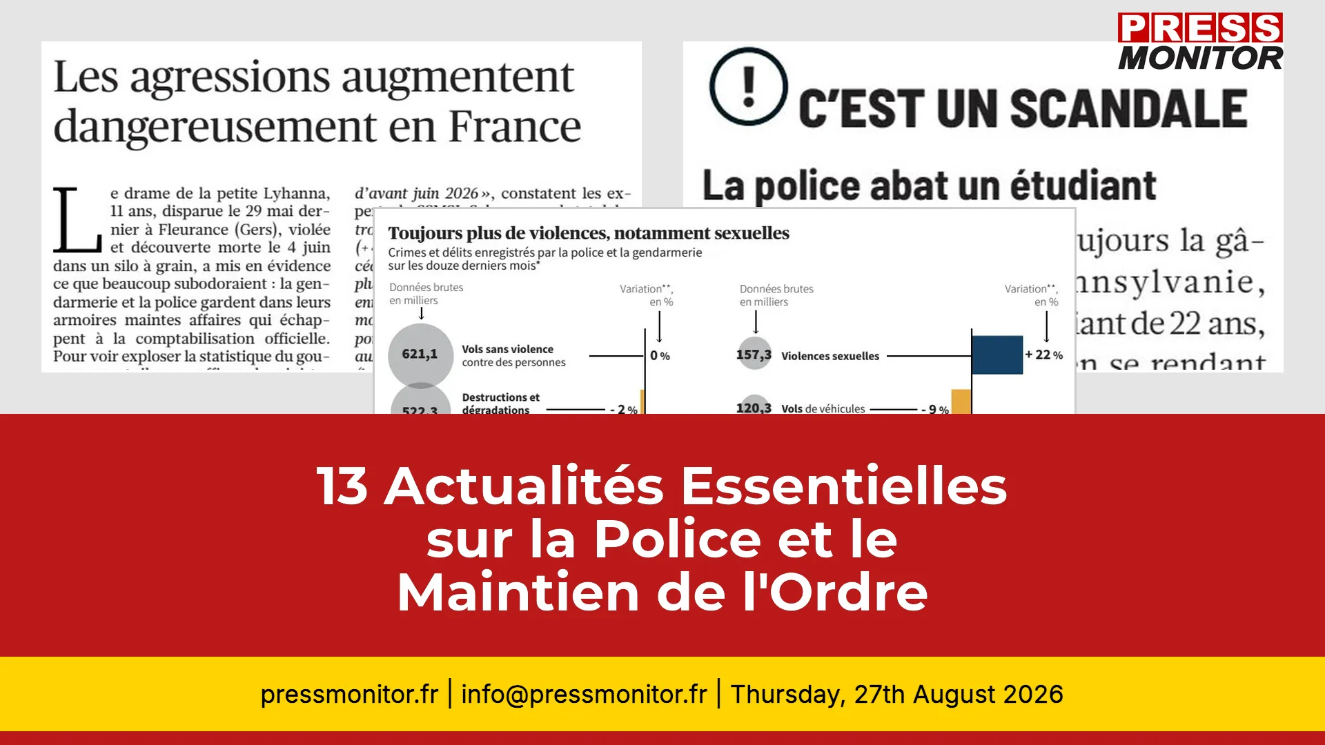 13 Actualités Essentielles sur la Police et le Maintien de l'Ordre pour les Décideurs de la Sécurité
