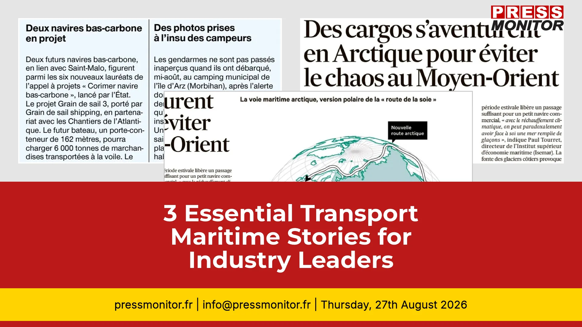 3 Essential Transport Maritime Stories for Industry Leaders