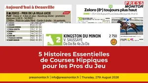 5 Histoires Essentielles de Courses Hippiques pour les Professionnels du Jeu