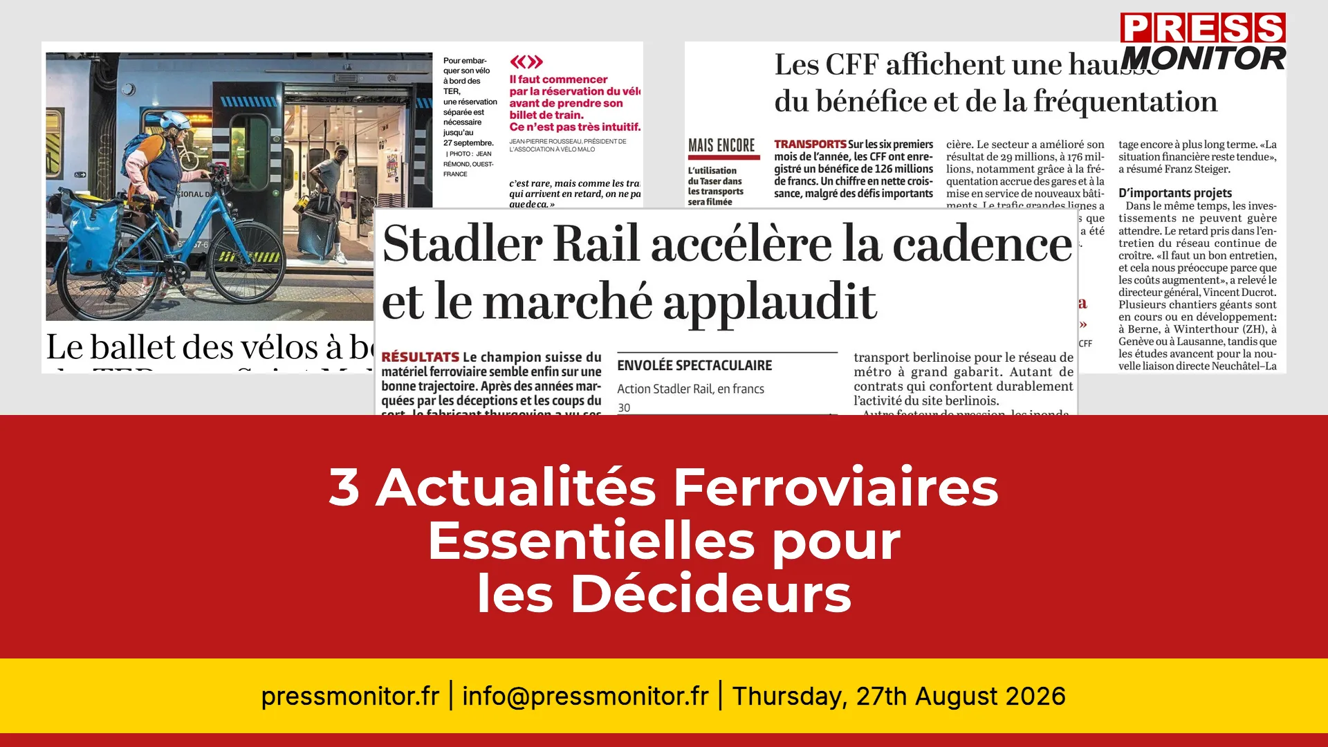 3 Actualités Ferroviaires Essentielles pour les Décideurs