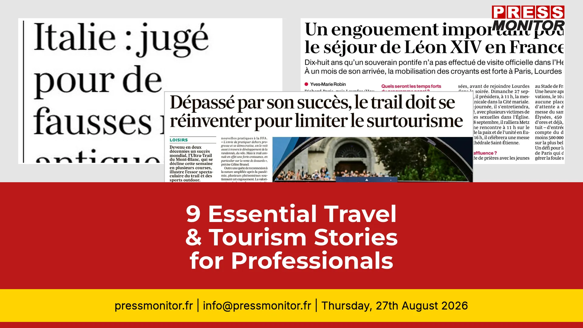 9 Essential Travel & Tourism Stories for Professionals