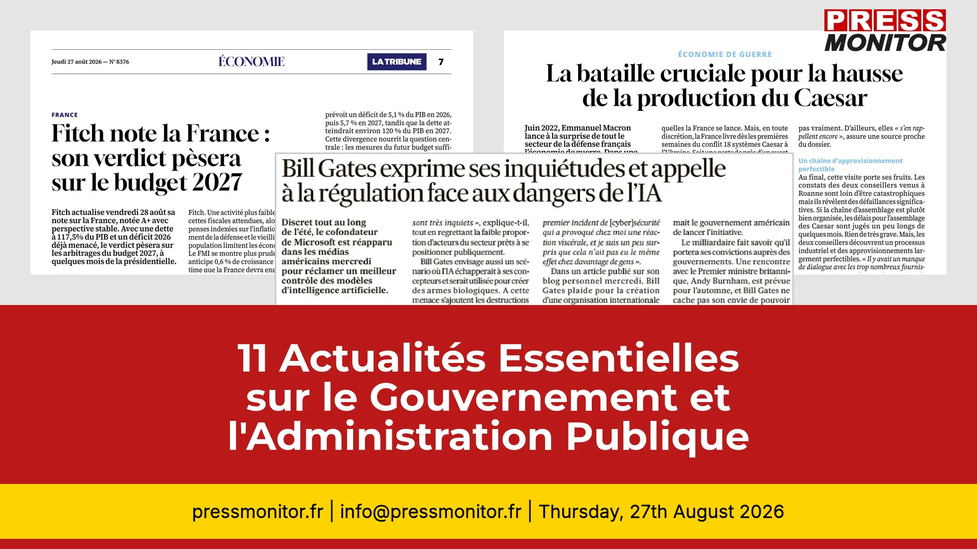 11 Actualités Essentielles sur le Gouvernement et l'Administration Publique pour les Décideurs