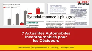 7 Actualités Automobiles Incontournables pour les Décideurs