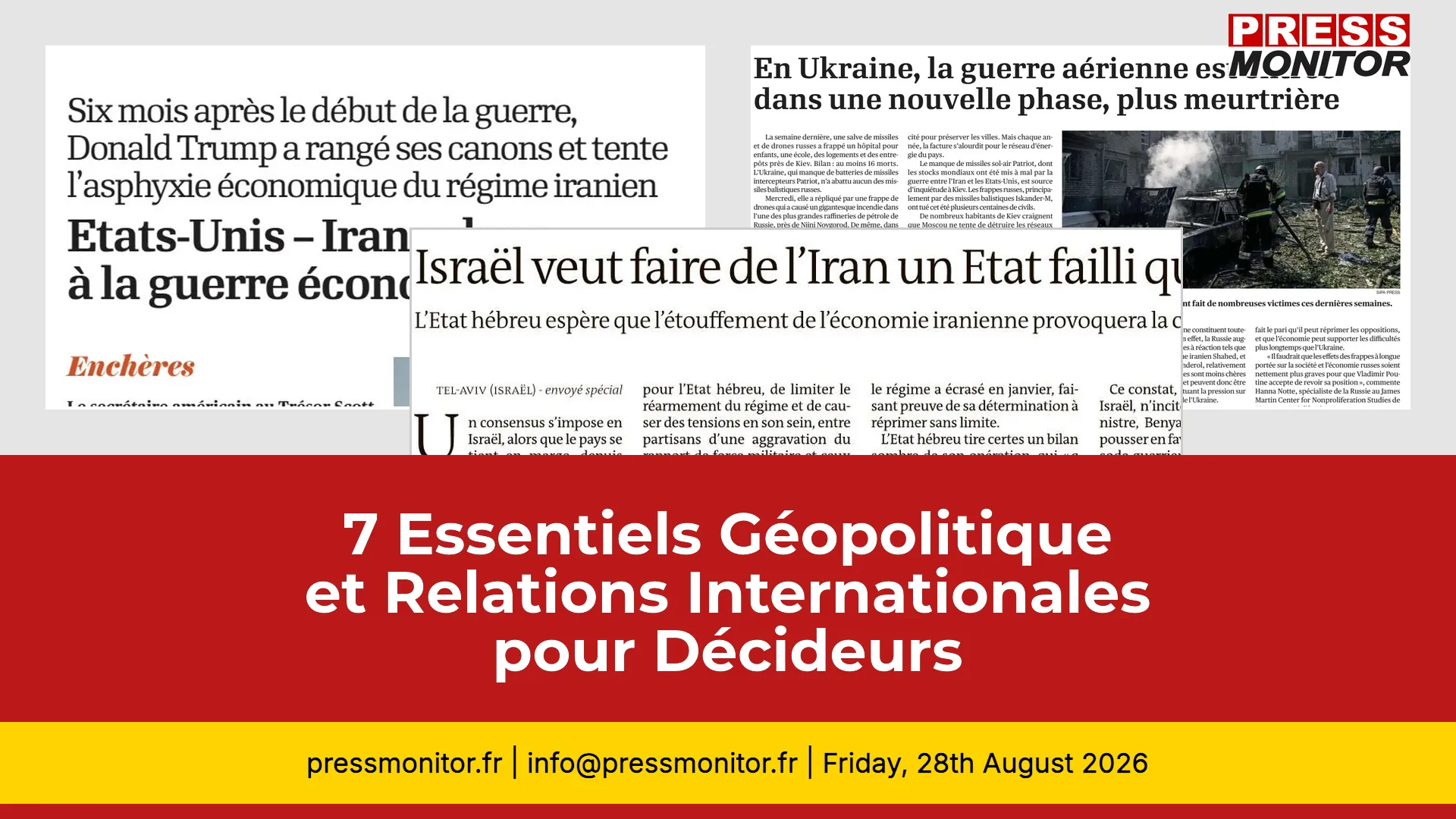 7 Essentiels Géopolitique et Relations Internationales pour Décideurs