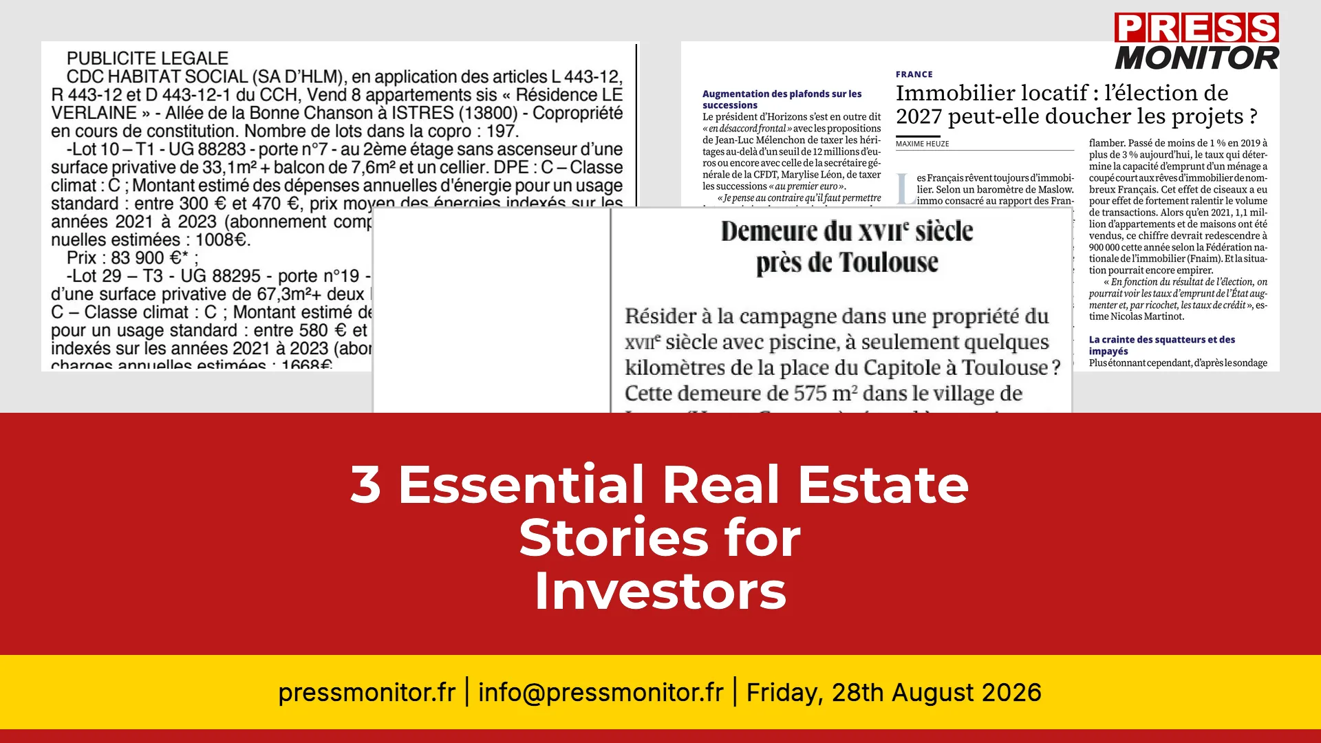 3 Essential Real Estate Stories for Investors