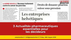 3 Actualités pharmaceutiques essentielles pour les décideurs