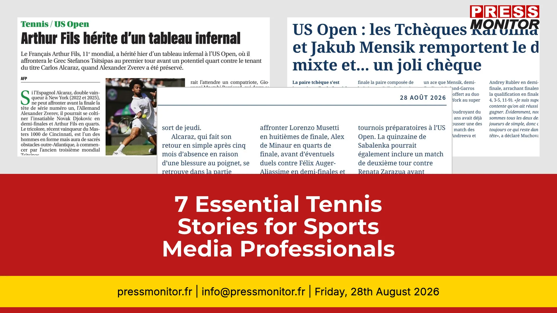 7 Essential Tennis Stories for Sports Media Professionals