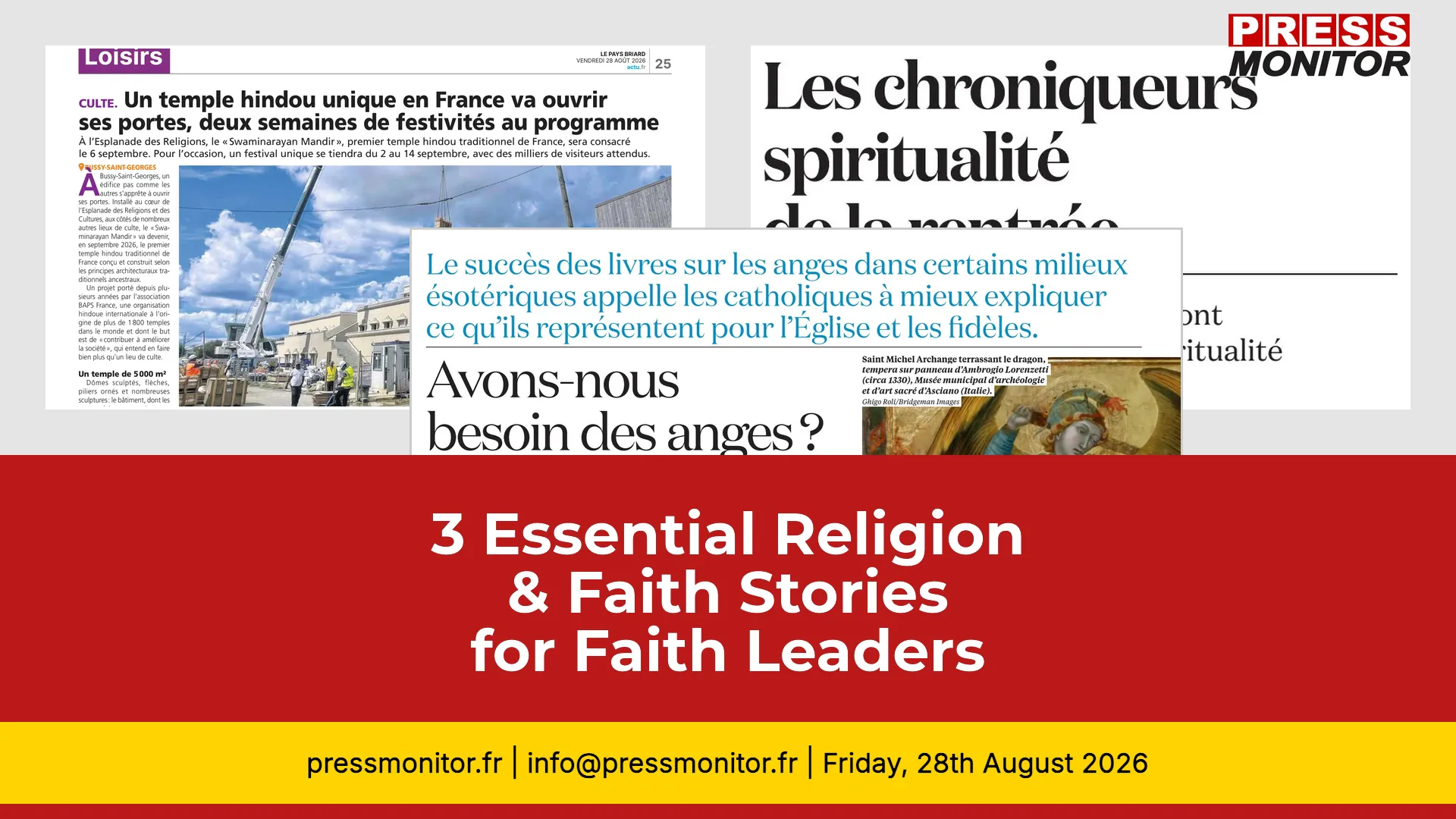 3 Essential Religion & Faith Stories for Faith Leaders