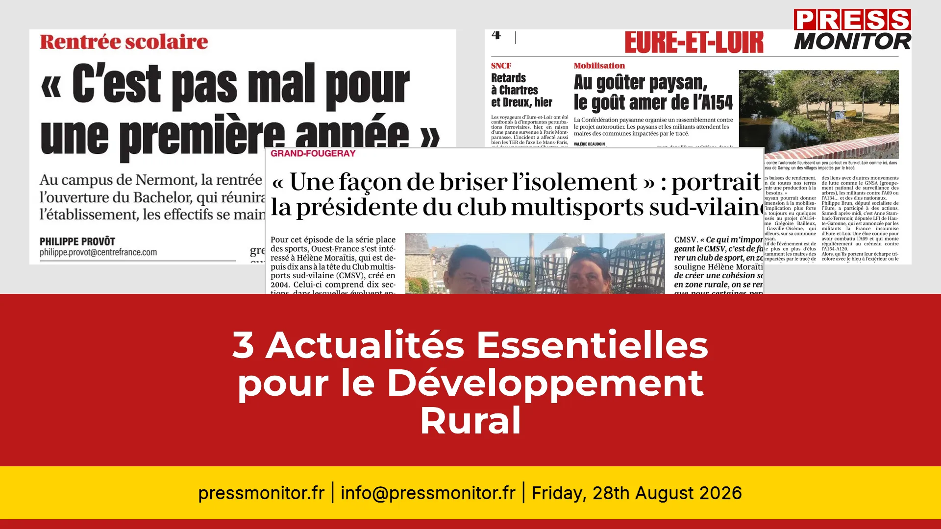 3 Actualités Essentielles pour le Développement Rural